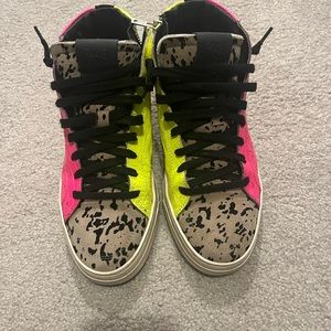 P448 neon high tops